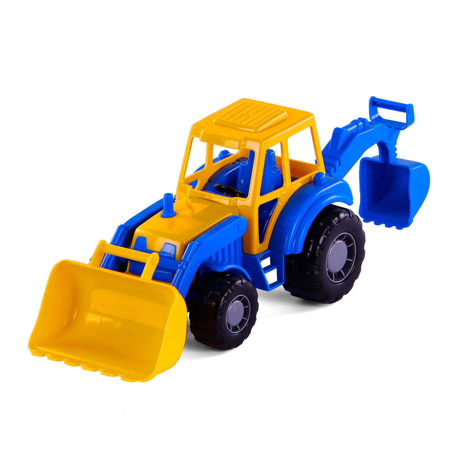 Missionaris bouwen Vervolg Cavallino Tractor met Voorlader Blauw