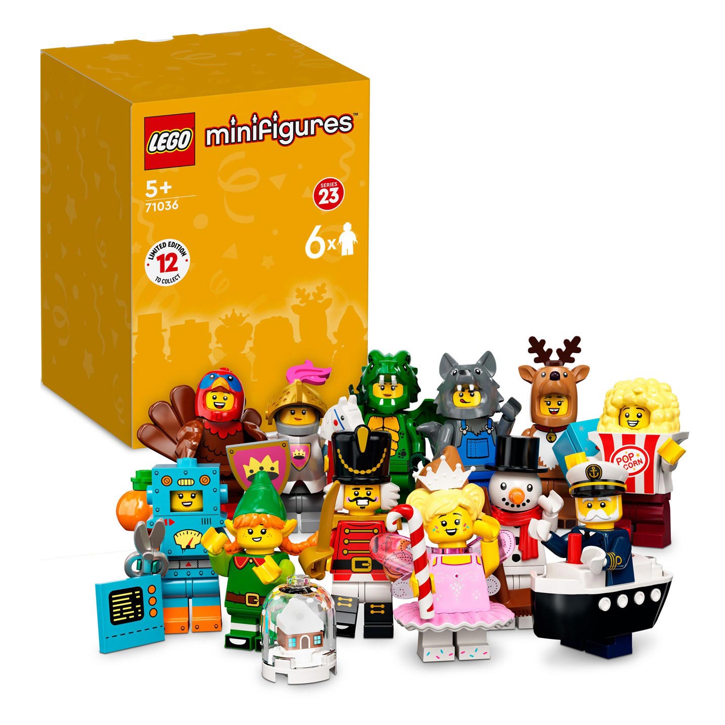 zwaartekracht Oh Prestigieus LEGO Minifiguren Serie 23 - Set van 6 Losse Poppetjes