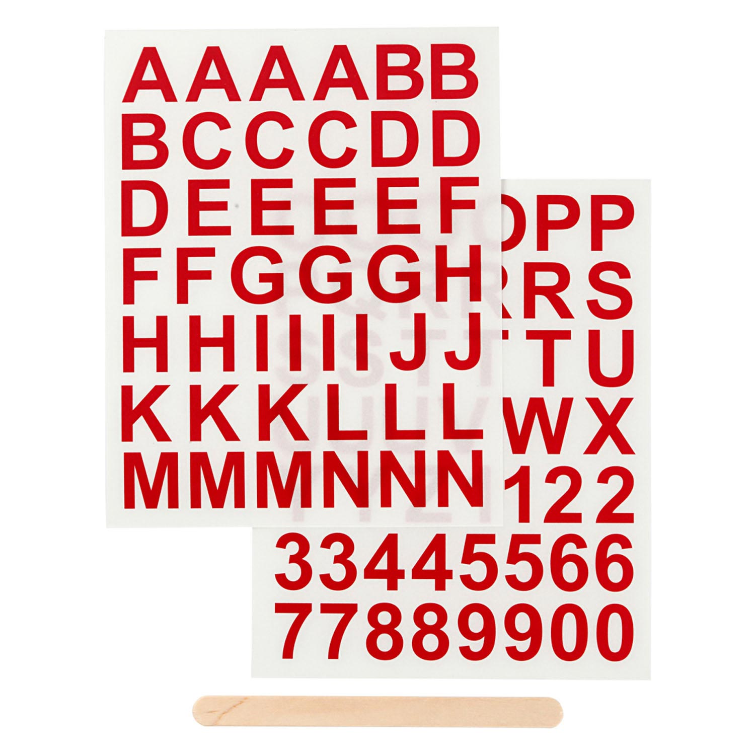 rommel Extra doen alsof Stickers Letters & Cijfers - Speelgoed Winkel Toy plaza